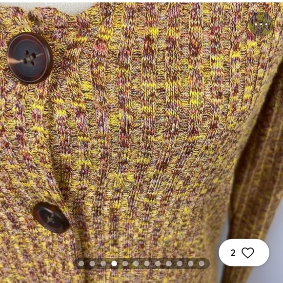 NWT Alya Sherlyn Button Down Knit Dress SZ S Multicolor Button Down Long Sleeve - Picture 10 of 15